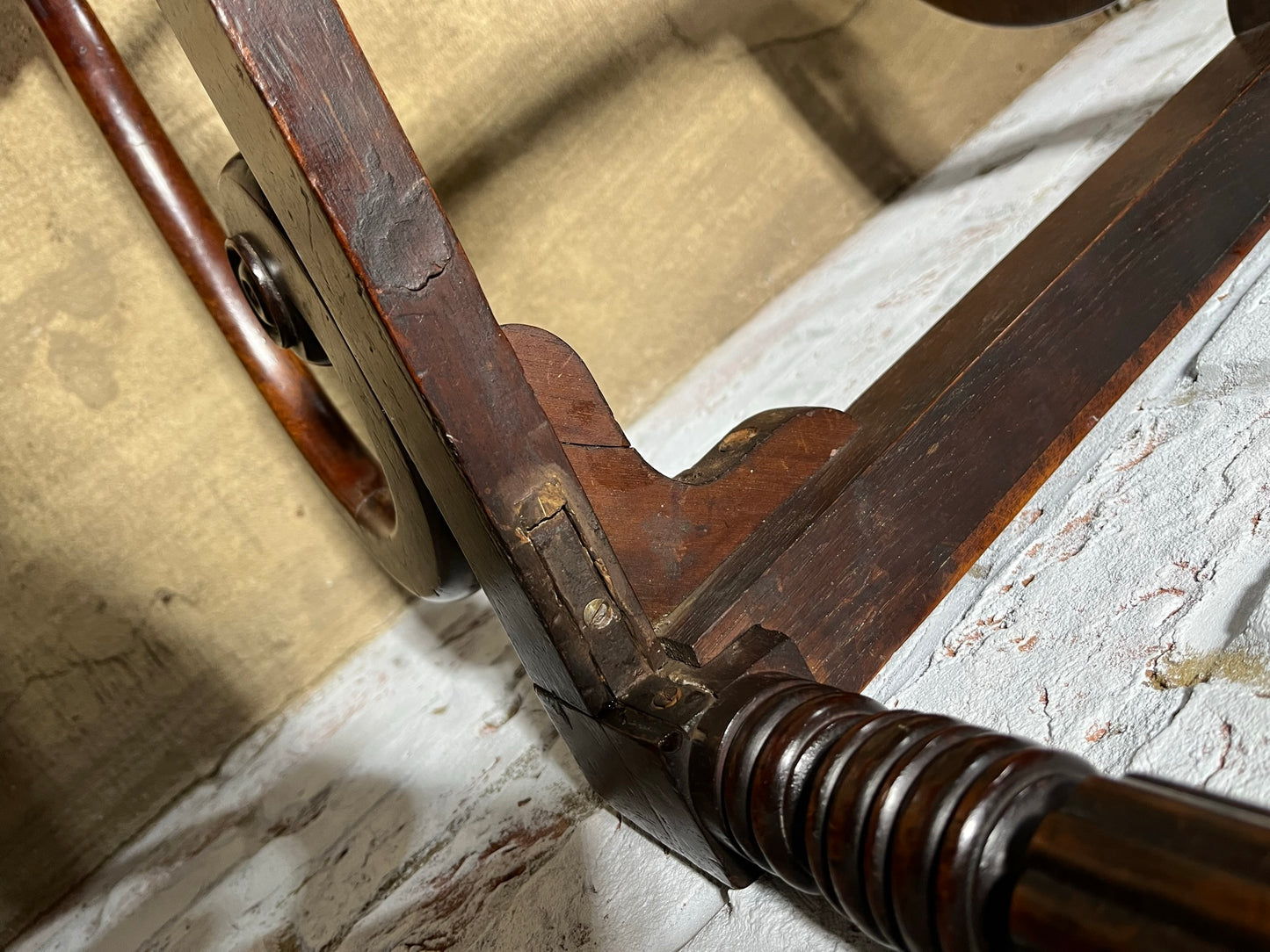 Regency desk, carver or elbow chair