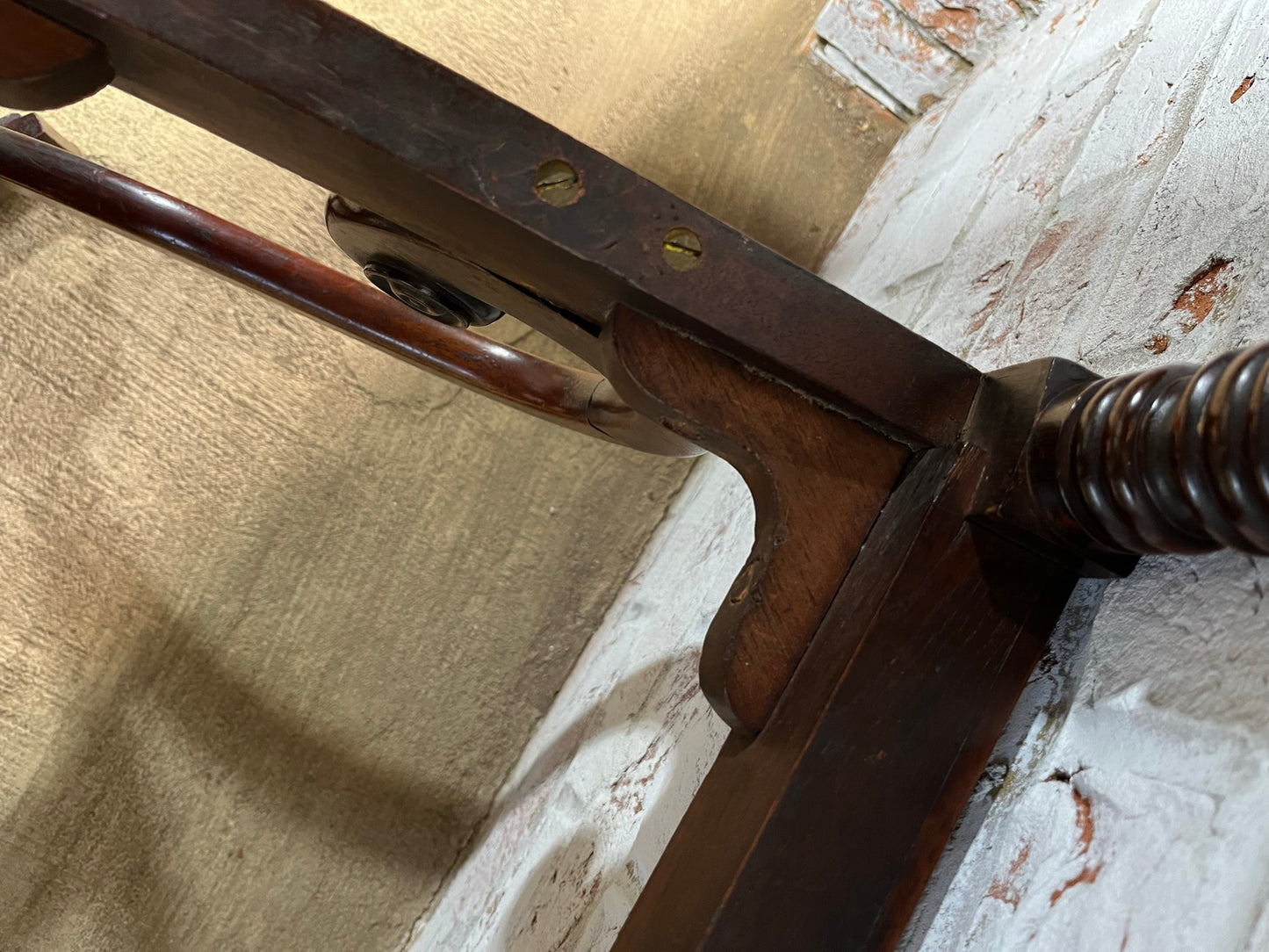 Regency desk, carver or elbow chair