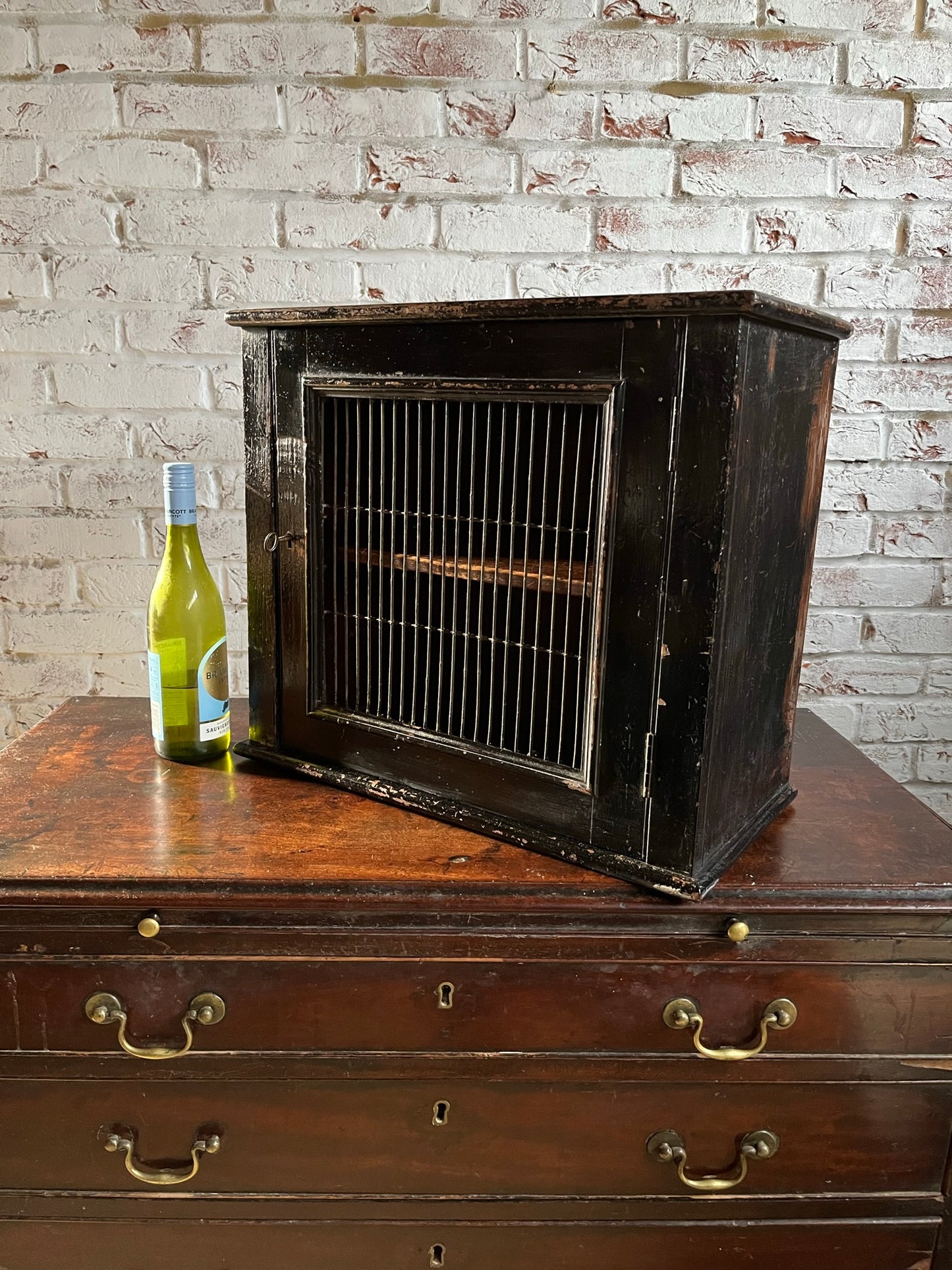 Victorian food cupboard.