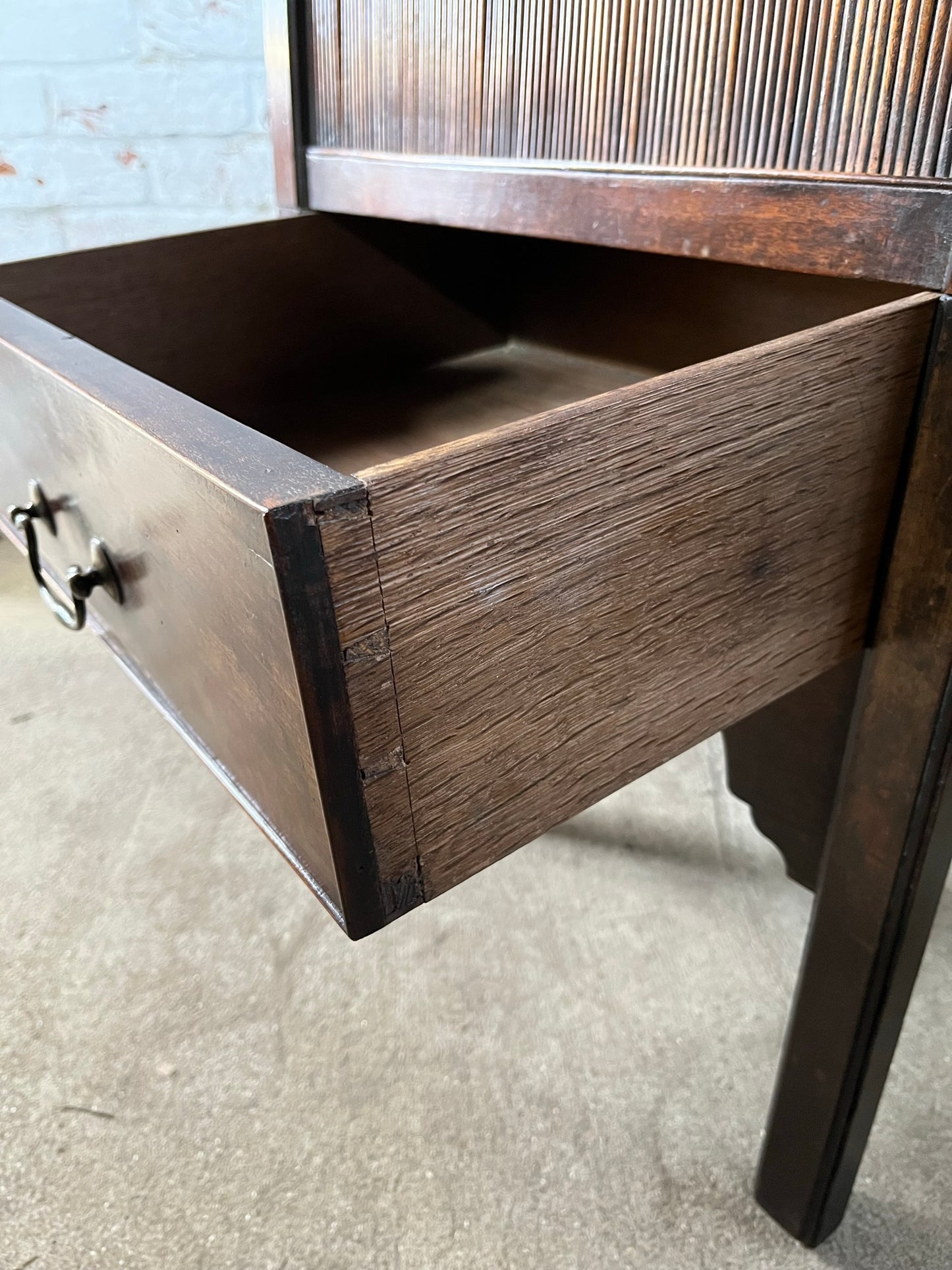 A good large George III nightstand or bedside table.