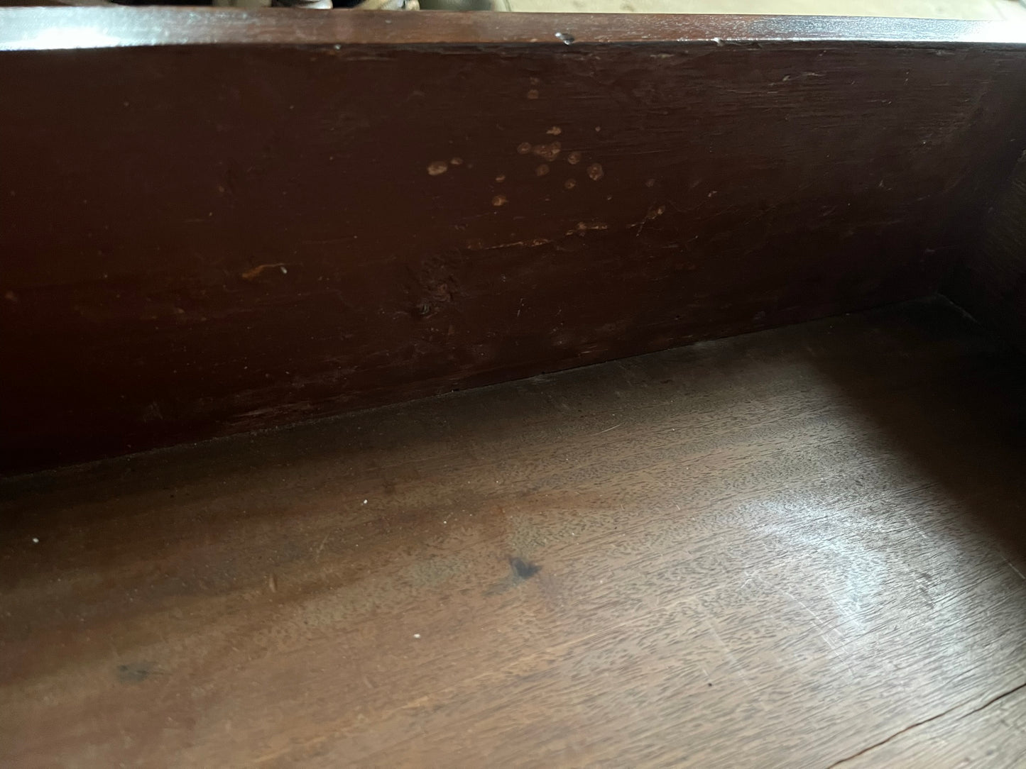 A good large George III nightstand or bedside table.