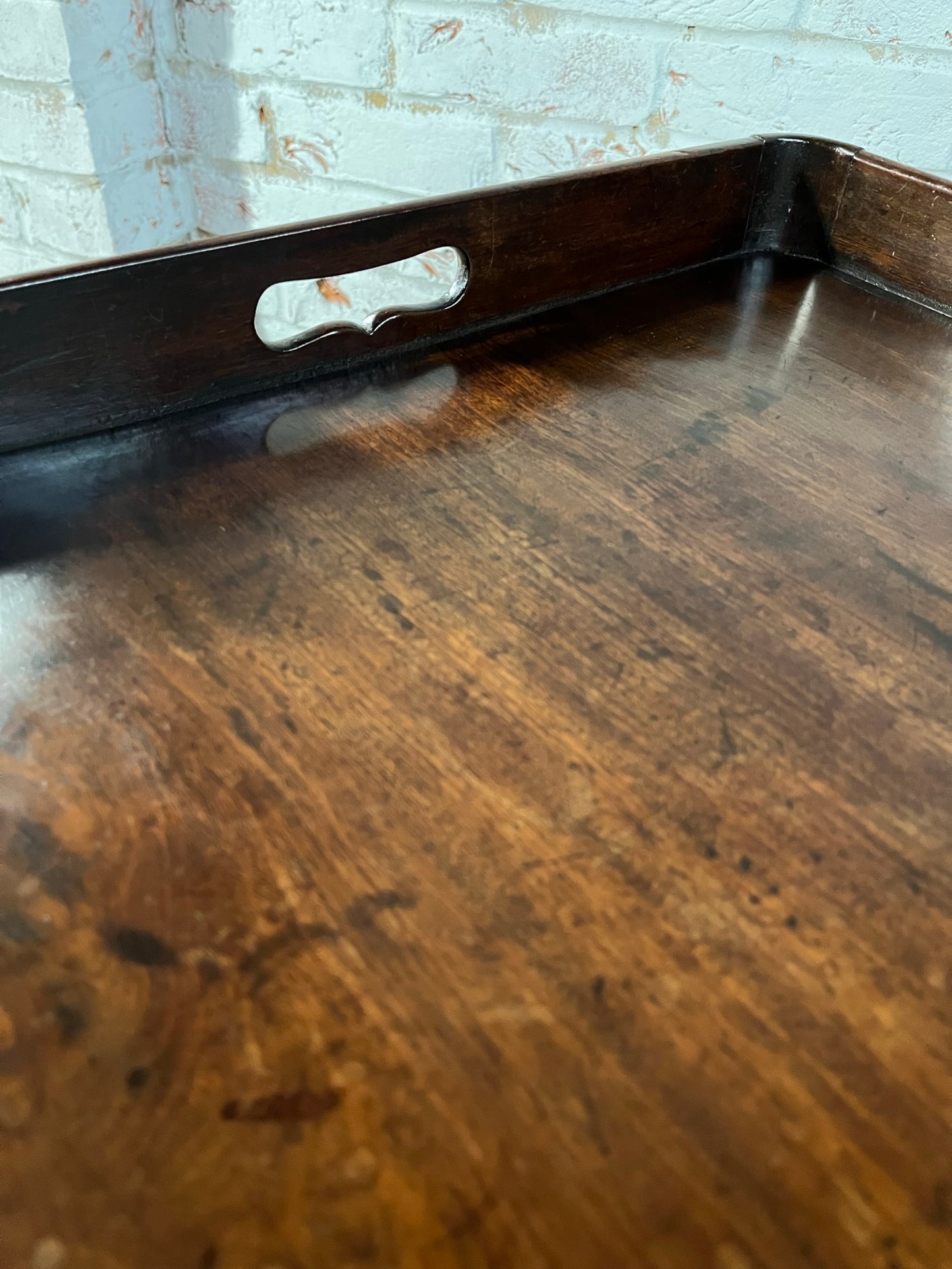 A good large George III nightstand or bedside table.