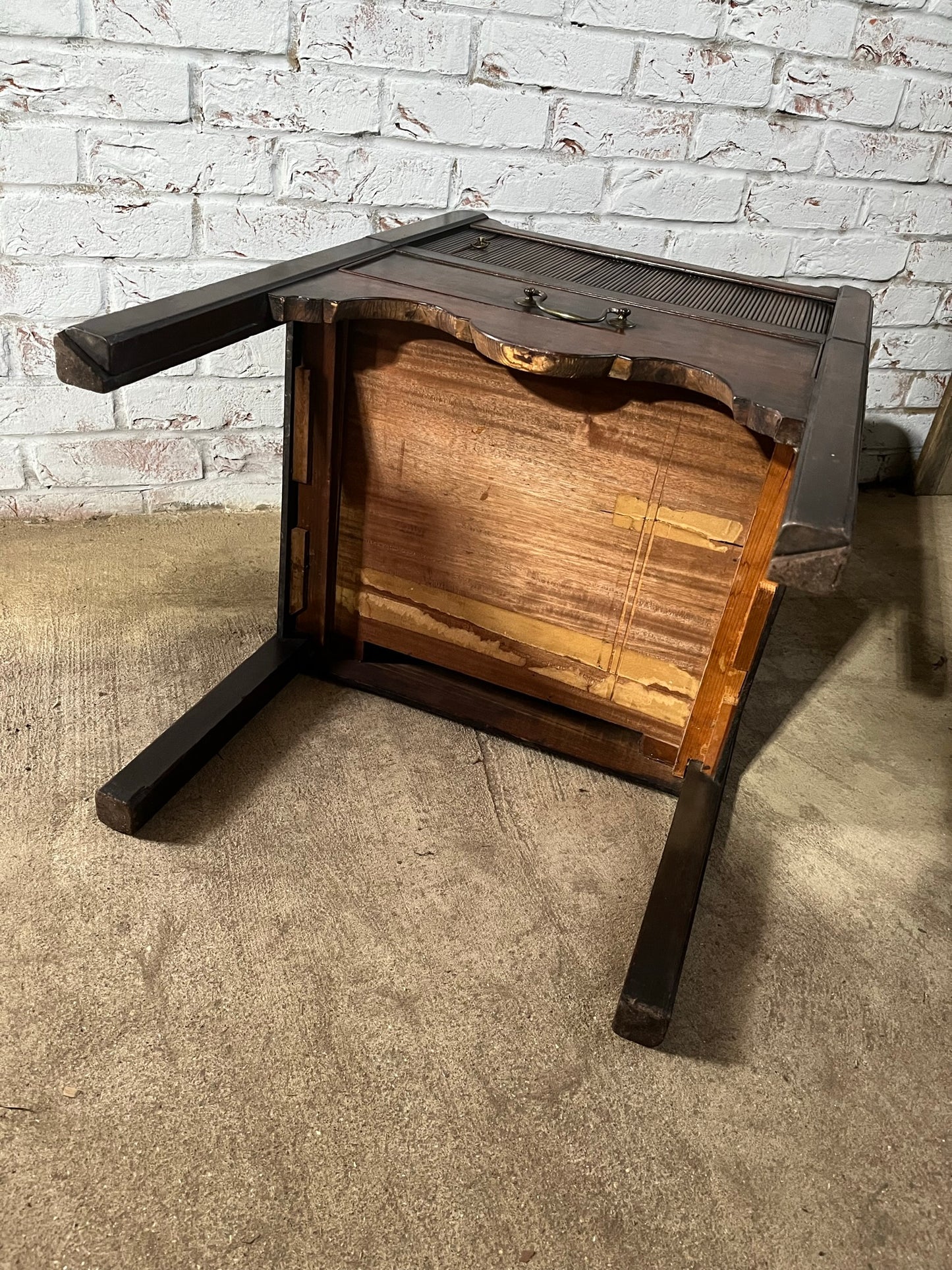 A good large George III nightstand or bedside table.