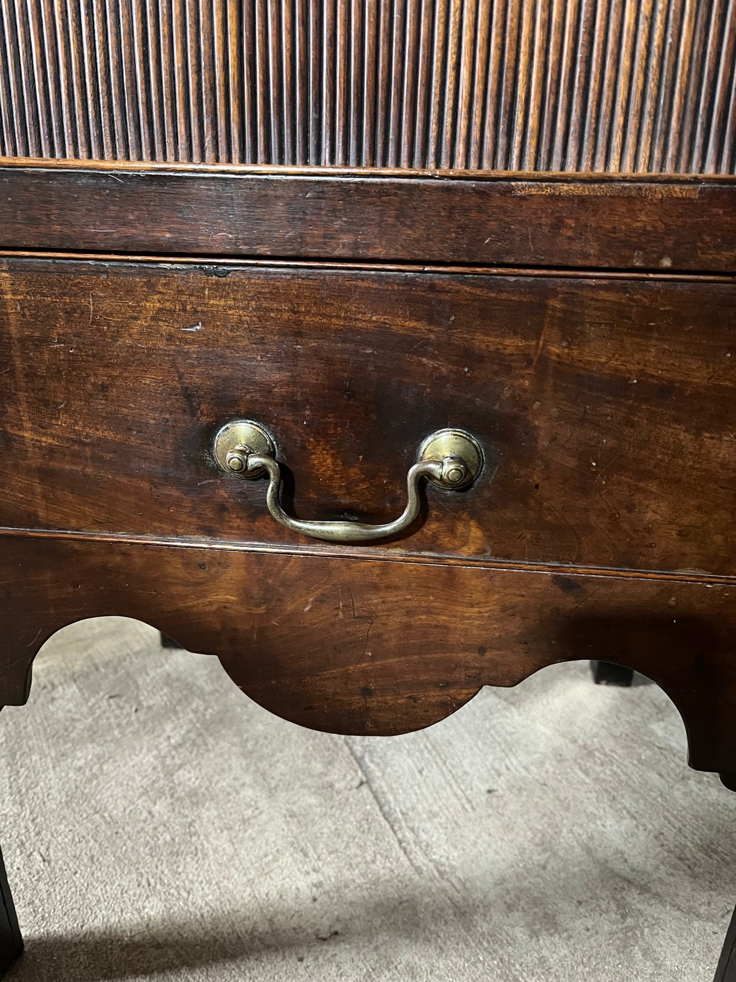 A good large George III nightstand or bedside table.