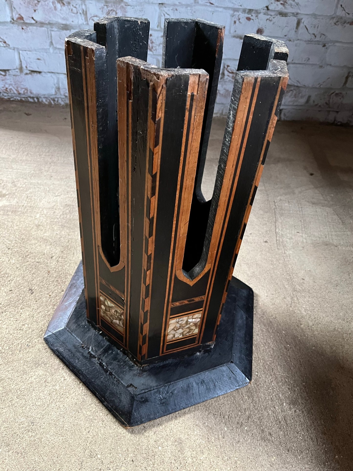 Antique Moorish occasional table, late 19th/early 20th century.