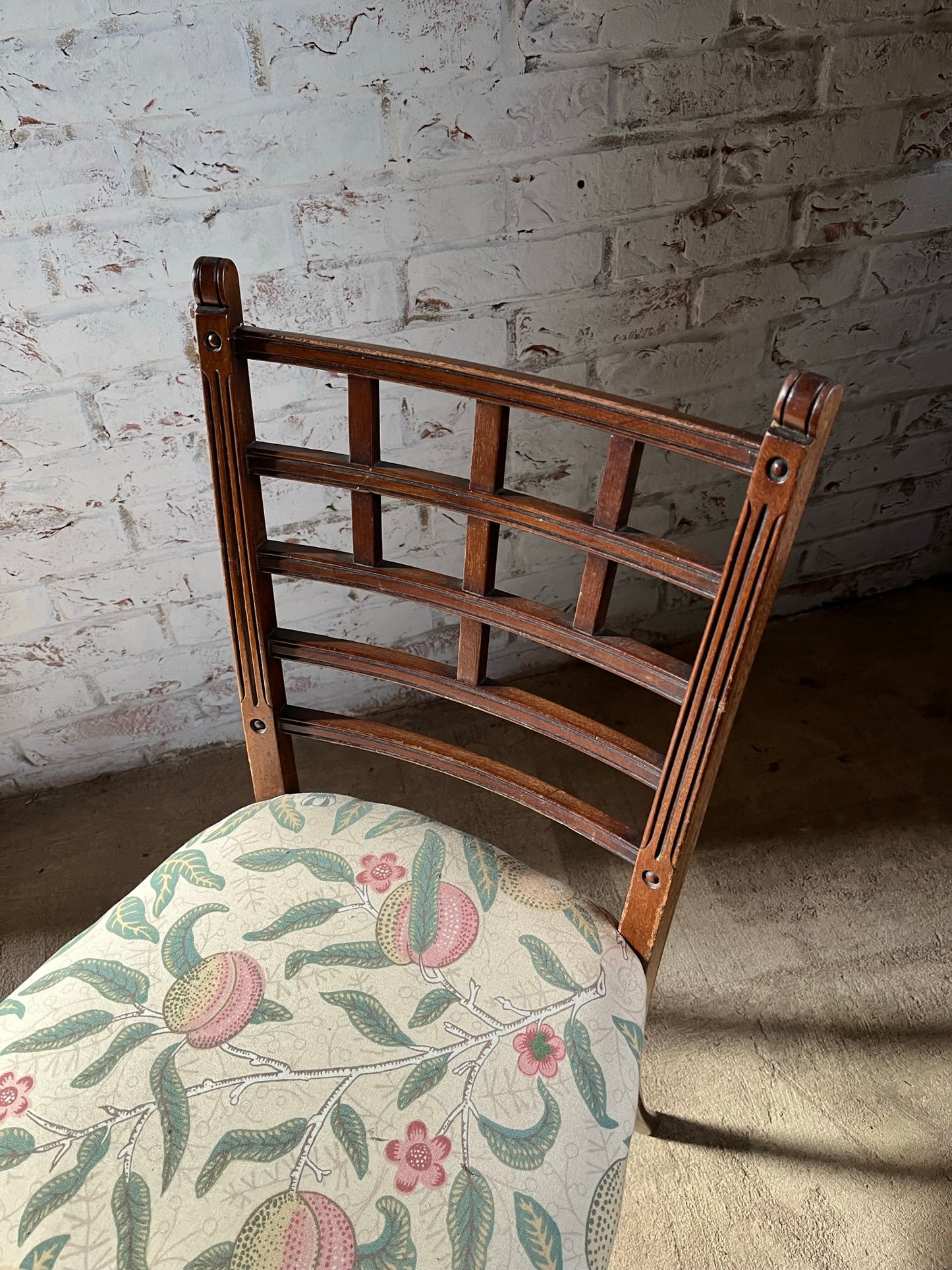 Aesthetic movement chair in the manner of E W Godwin.