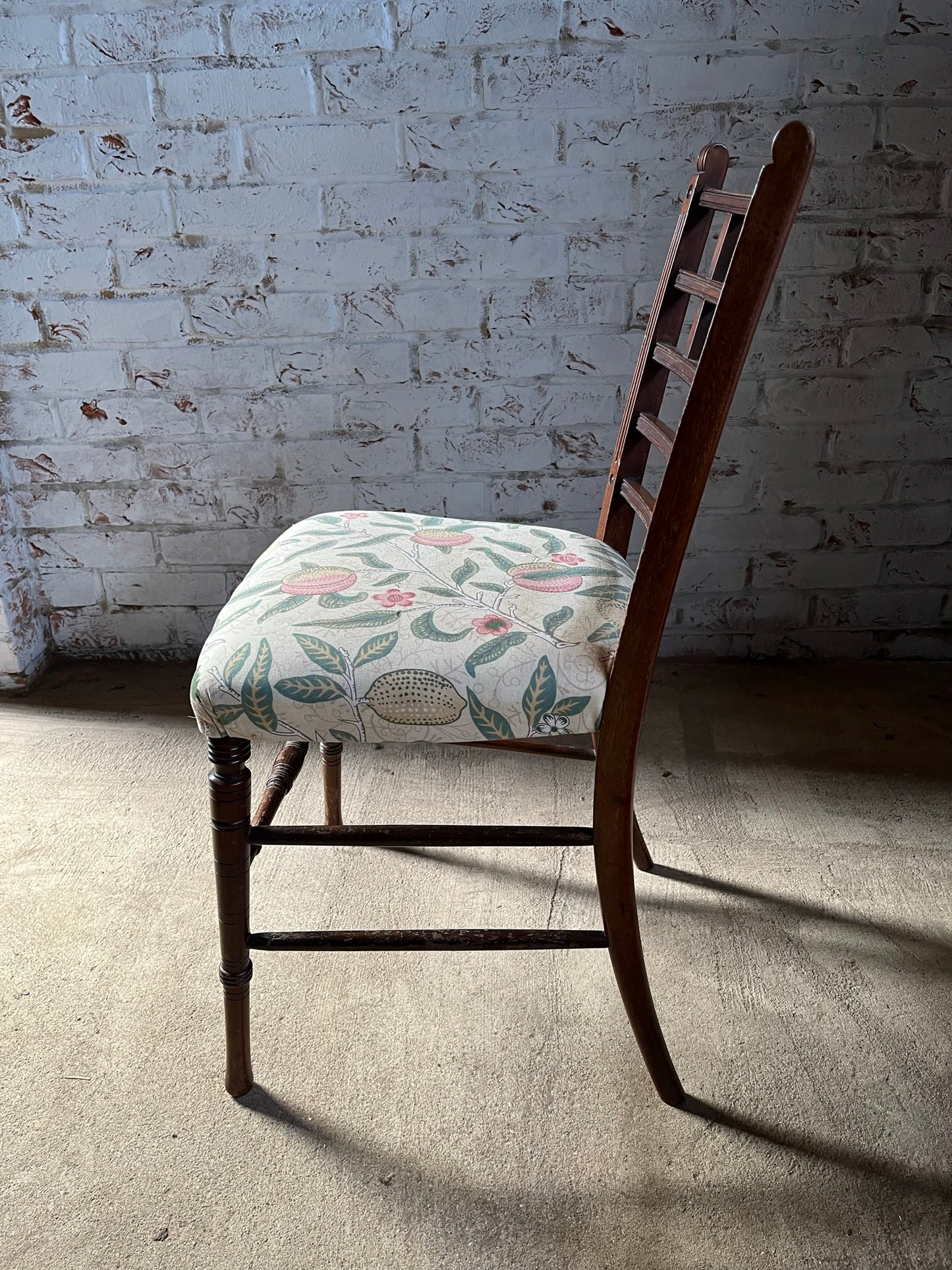 Aesthetic movement chair in the manner of E W Godwin.