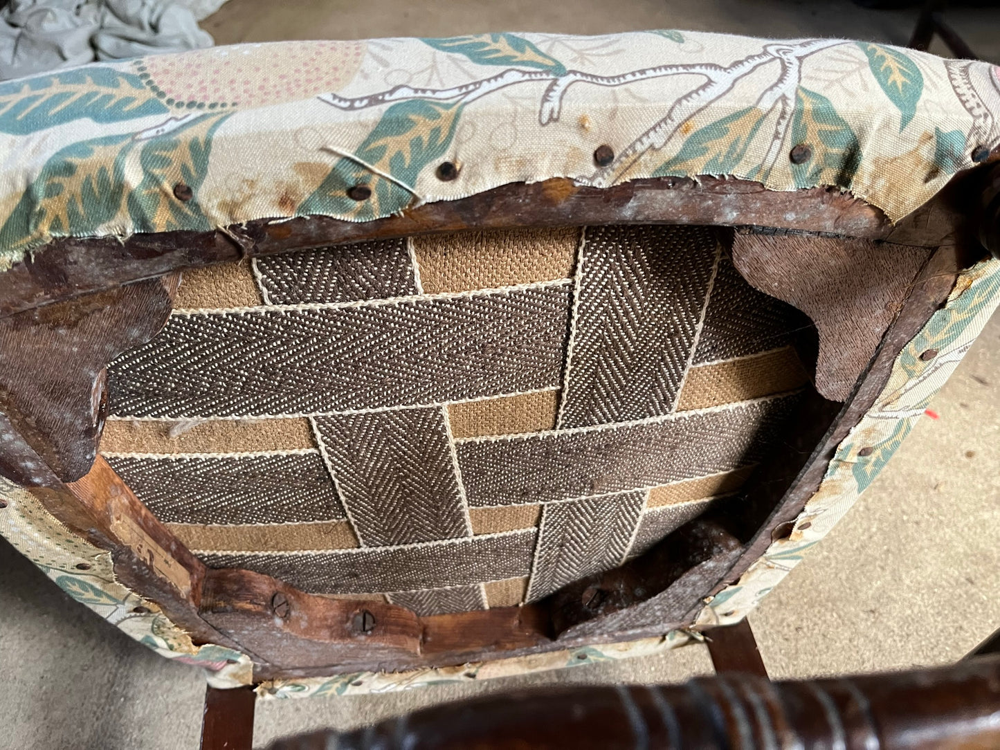 Aesthetic movement chair in the manner of E W Godwin.