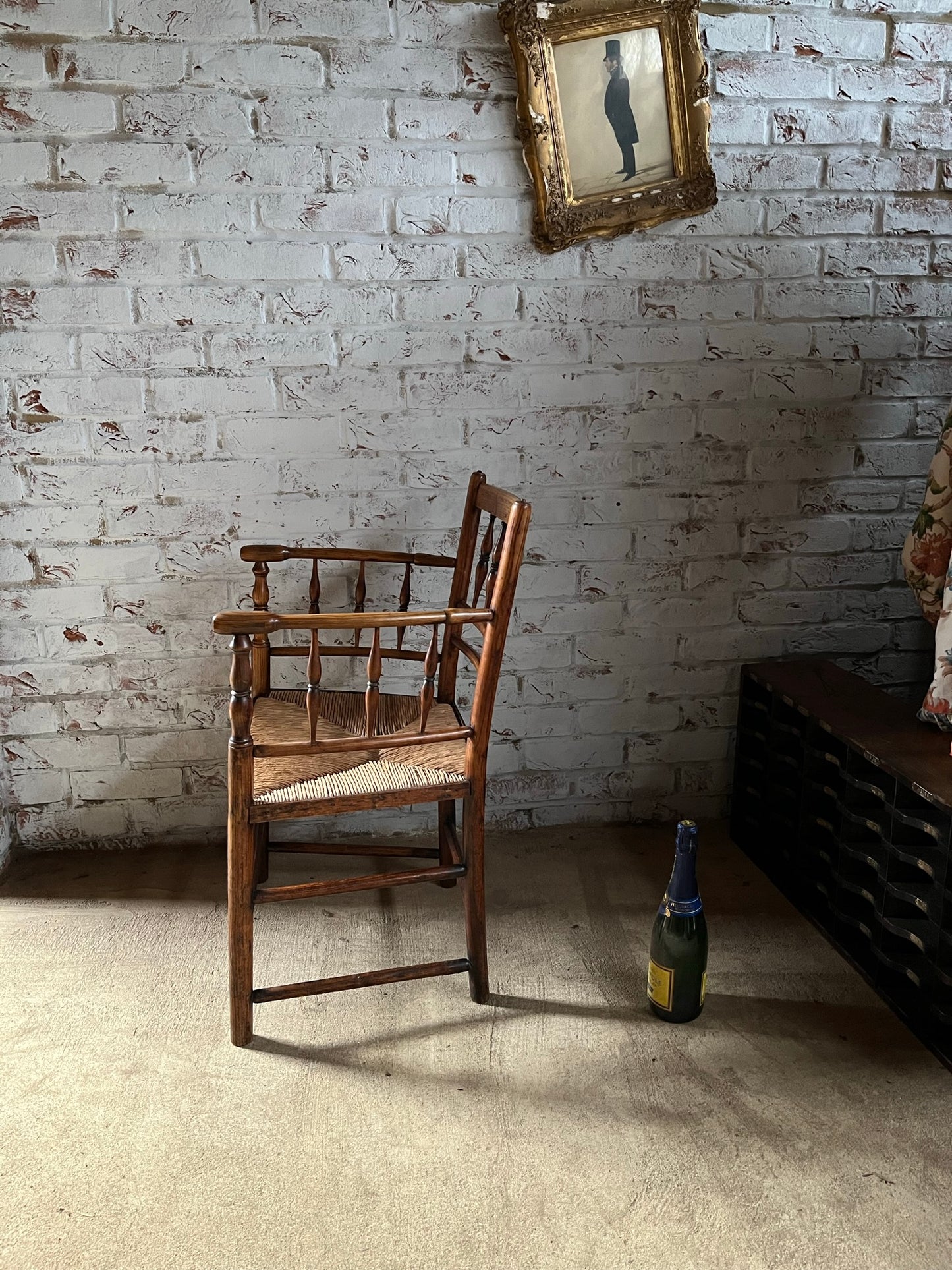 Elm Sussex type chair.