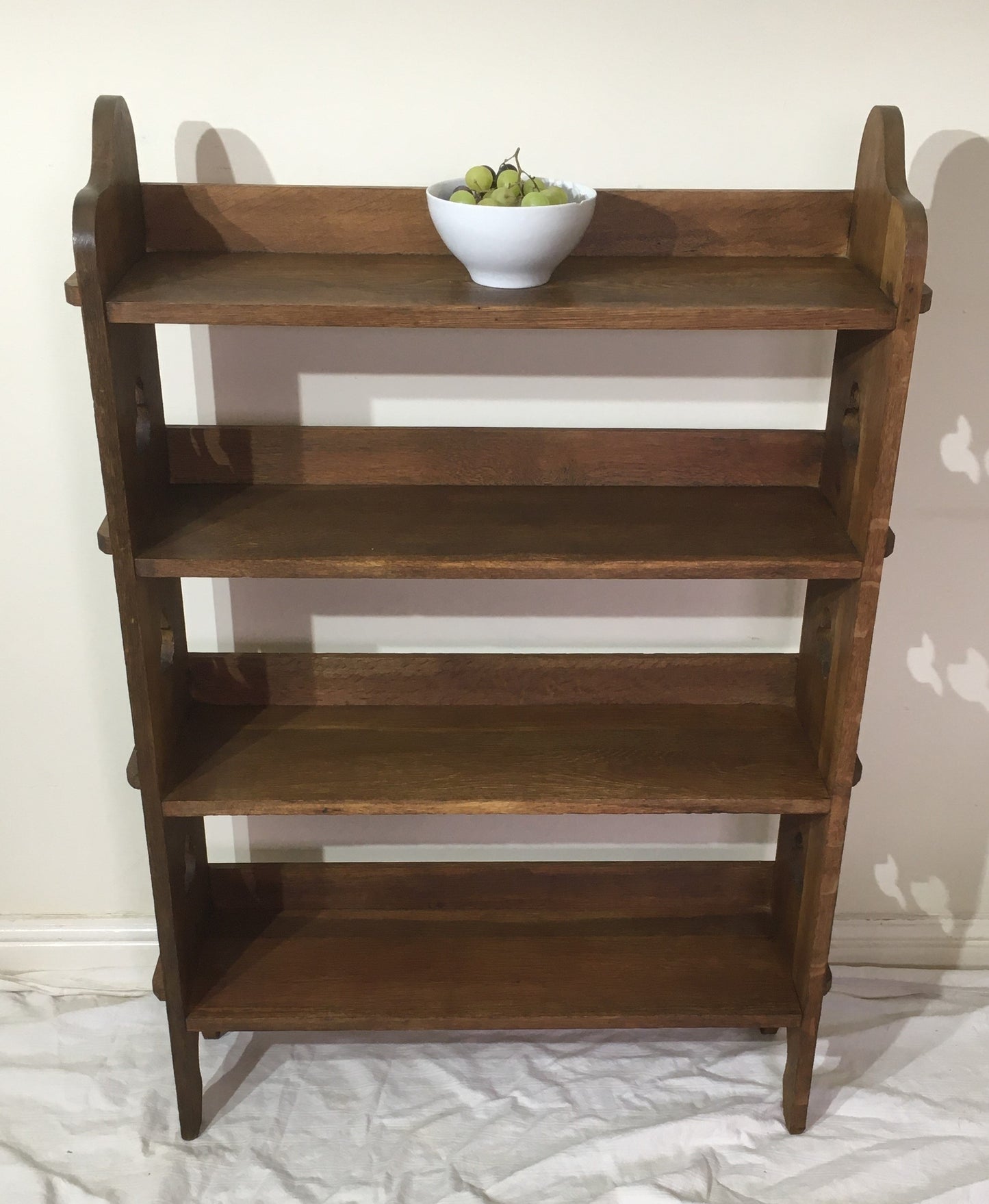 Arts and crafts oak bookcase