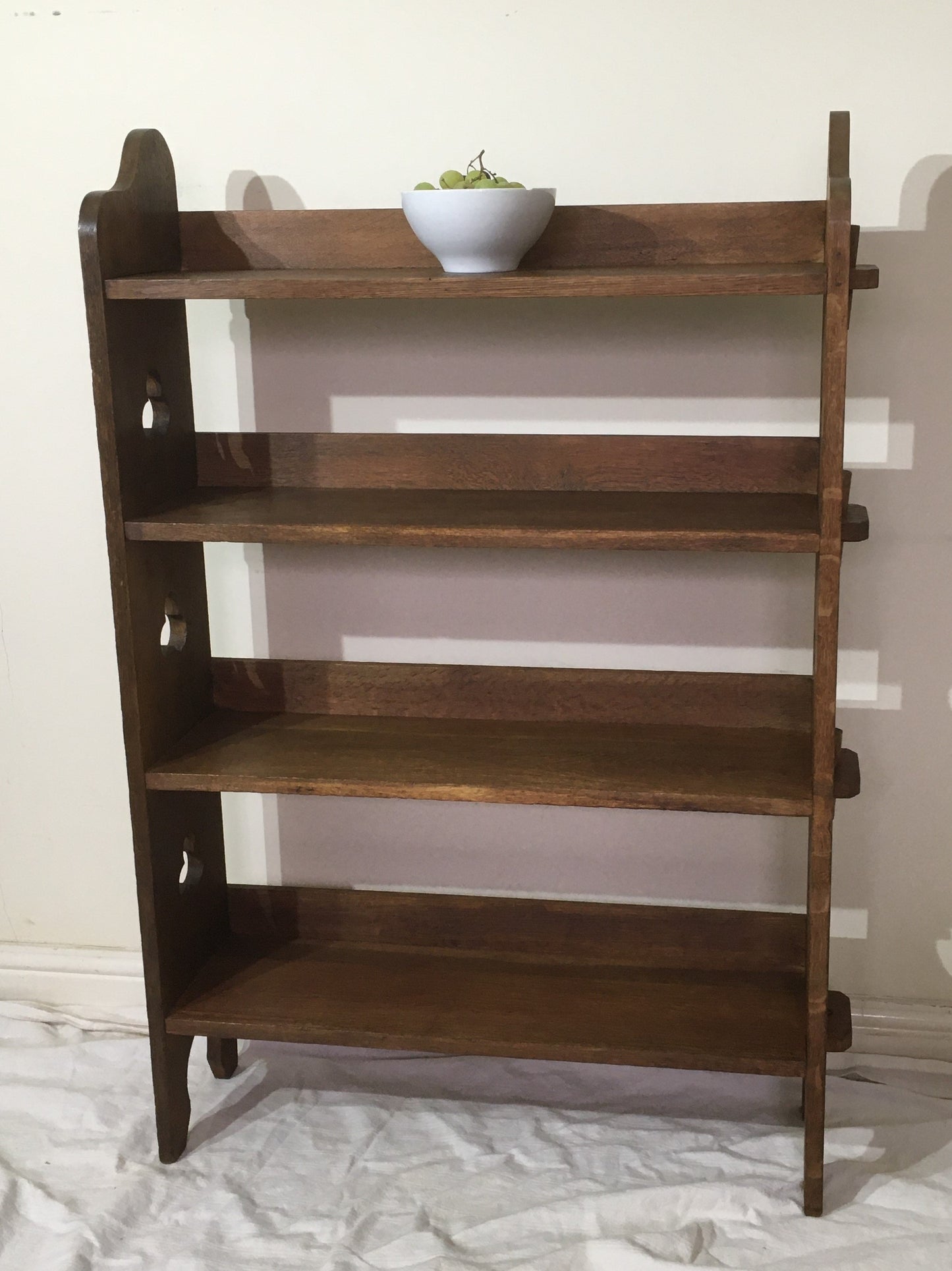 Arts and crafts oak bookcase