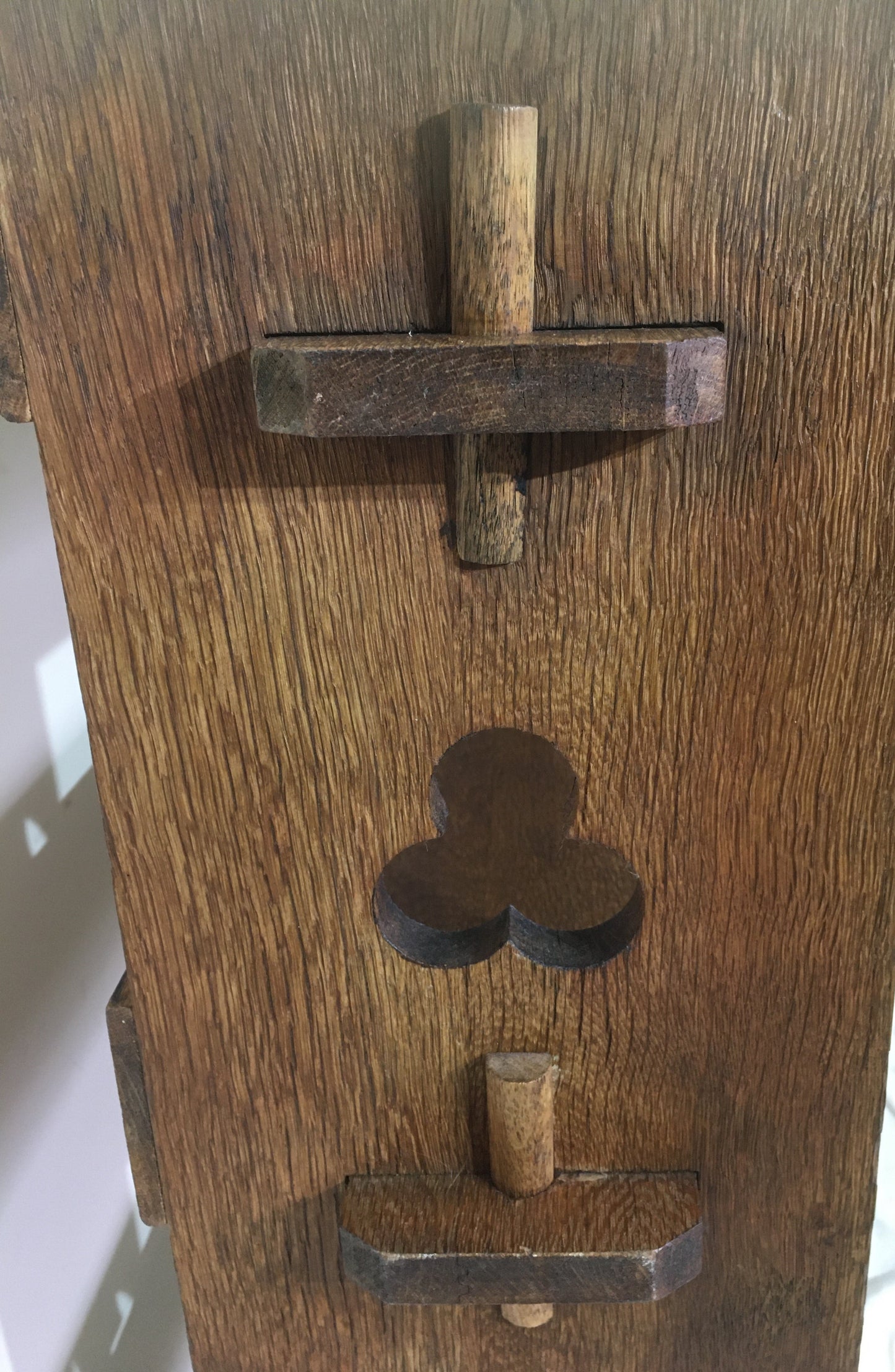 Arts and crafts oak bookcase