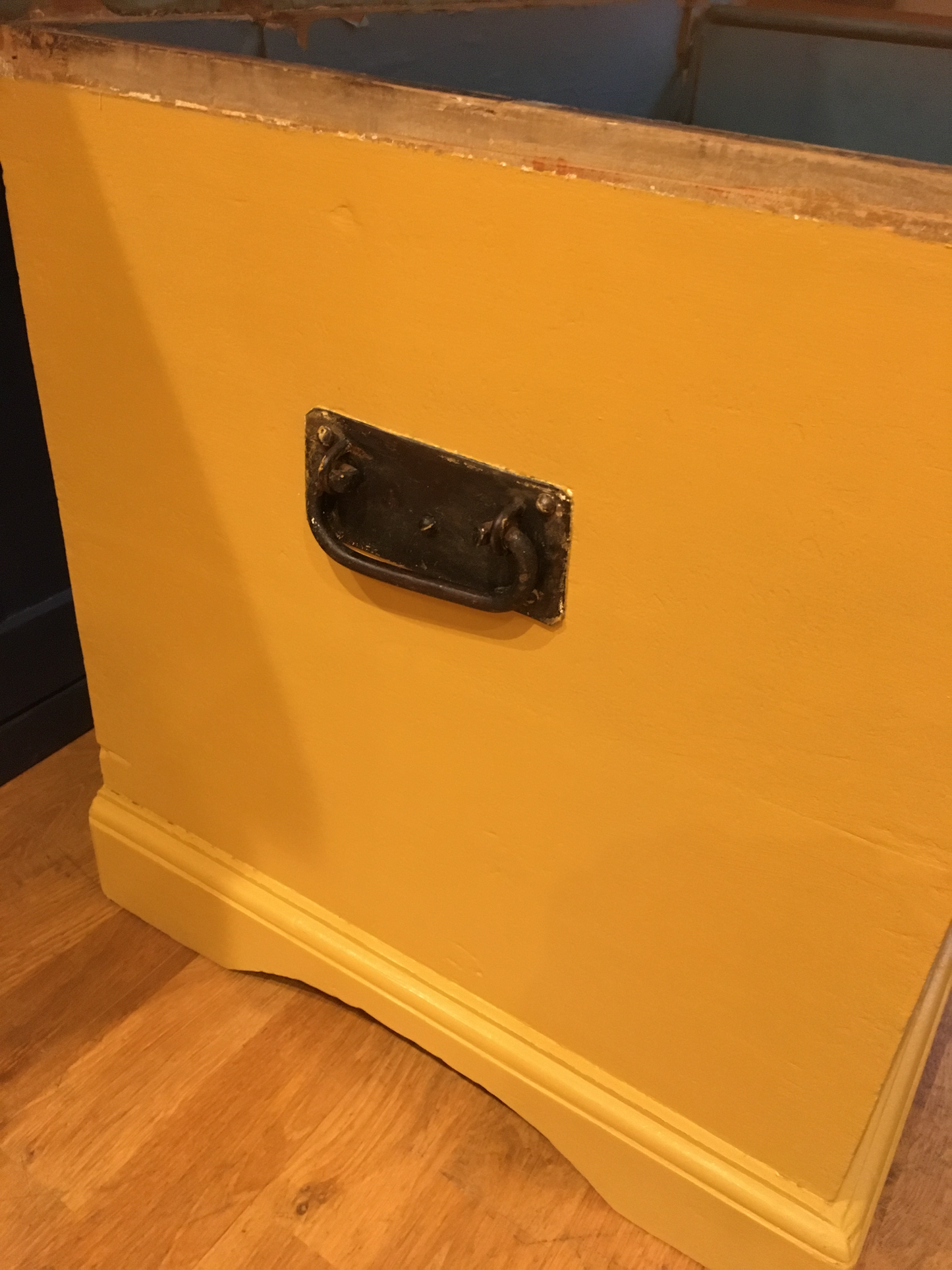 Early 19th century blanket box.