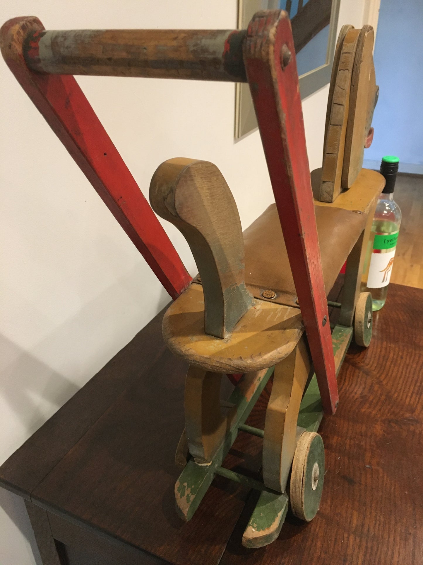 1930s/1940s sit-on toy dog
